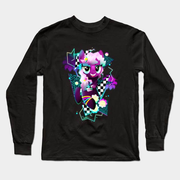 Synthwave Cheerilee Long Sleeve T-Shirt by Ilona's Store